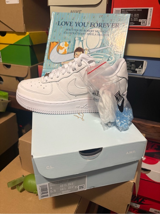 Nike Shoes - Nocta Certified Lover Boy Nike Air Force 1 Low White Leather Sneakers
